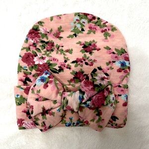 New Baby Girl Flower Hat with Bow